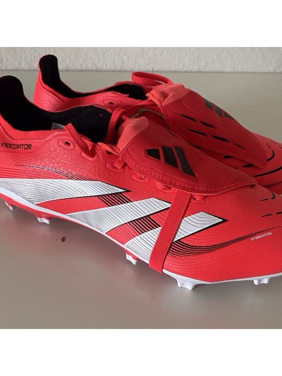 adidas Predator League FoldOver Tongue Firm Ground Lucid Red Soccer Cleats Men 9 main image 4
